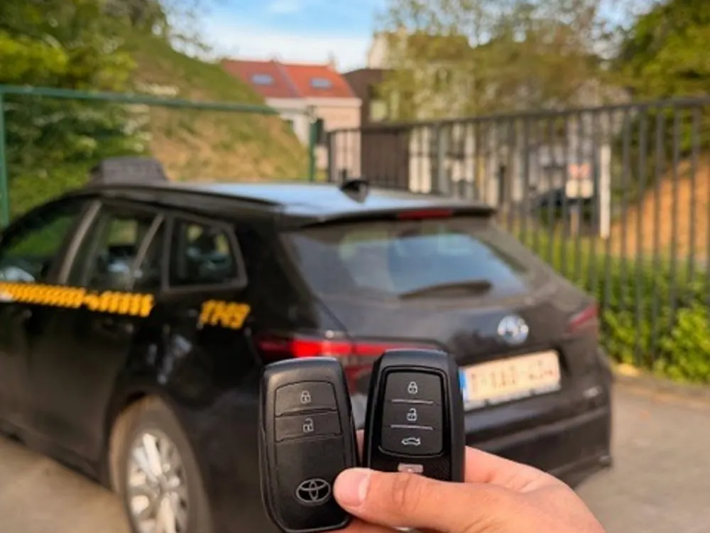 Double de clé de voiture réalisé à Bruxelles